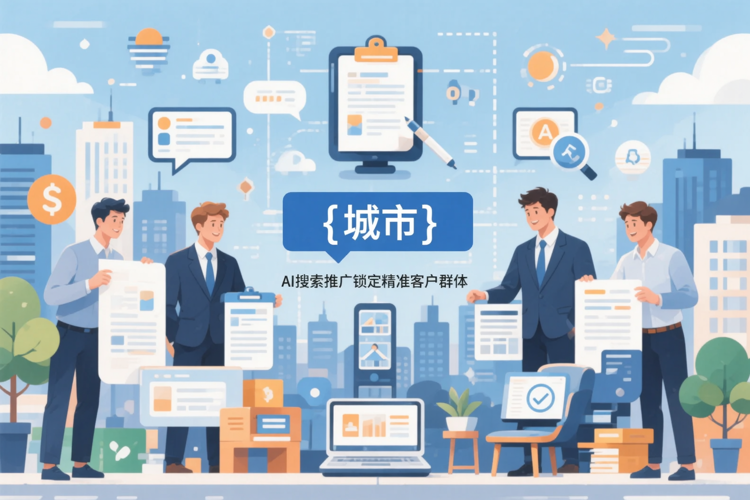 张掖公司如何用AI搜索推广锁定精准客户群体