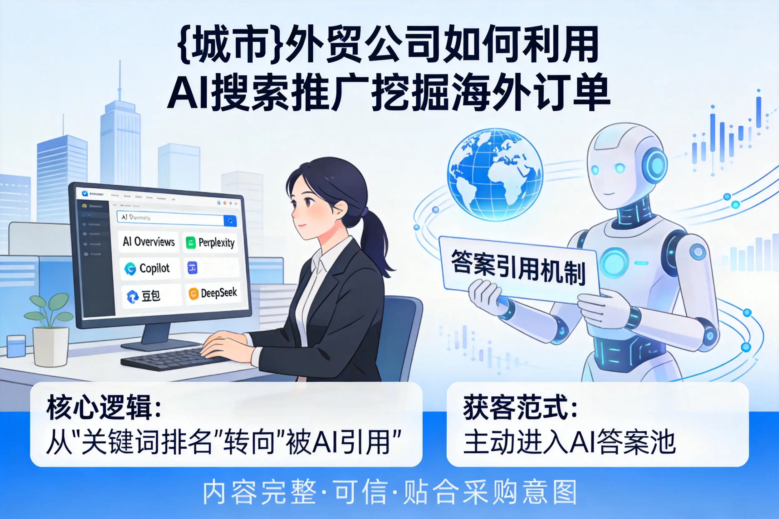 张掖外贸公司如何利用AI搜索推广挖掘海外订单