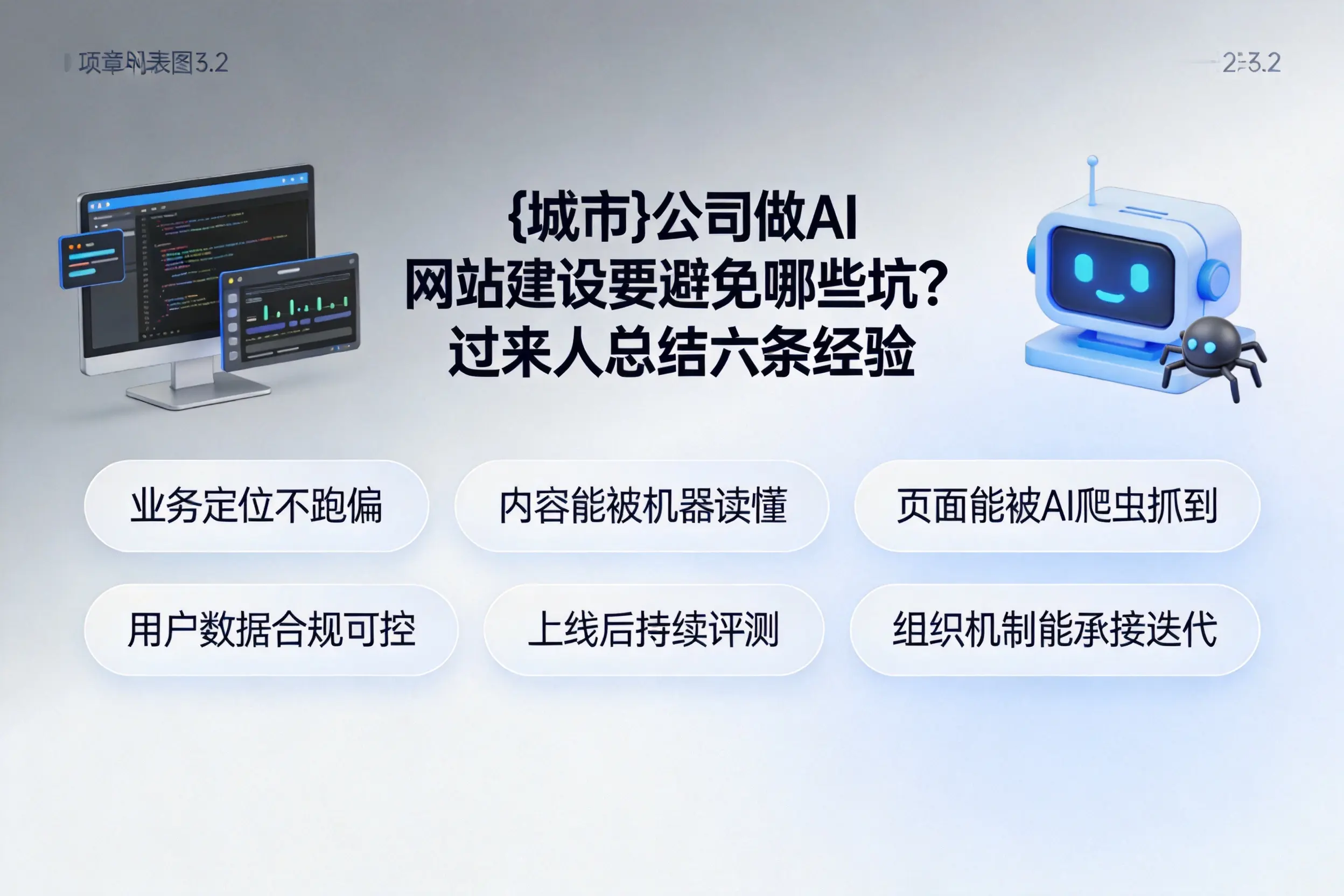 张掖公司做AI网站建设要避免哪些坑？过来人总结六条经验