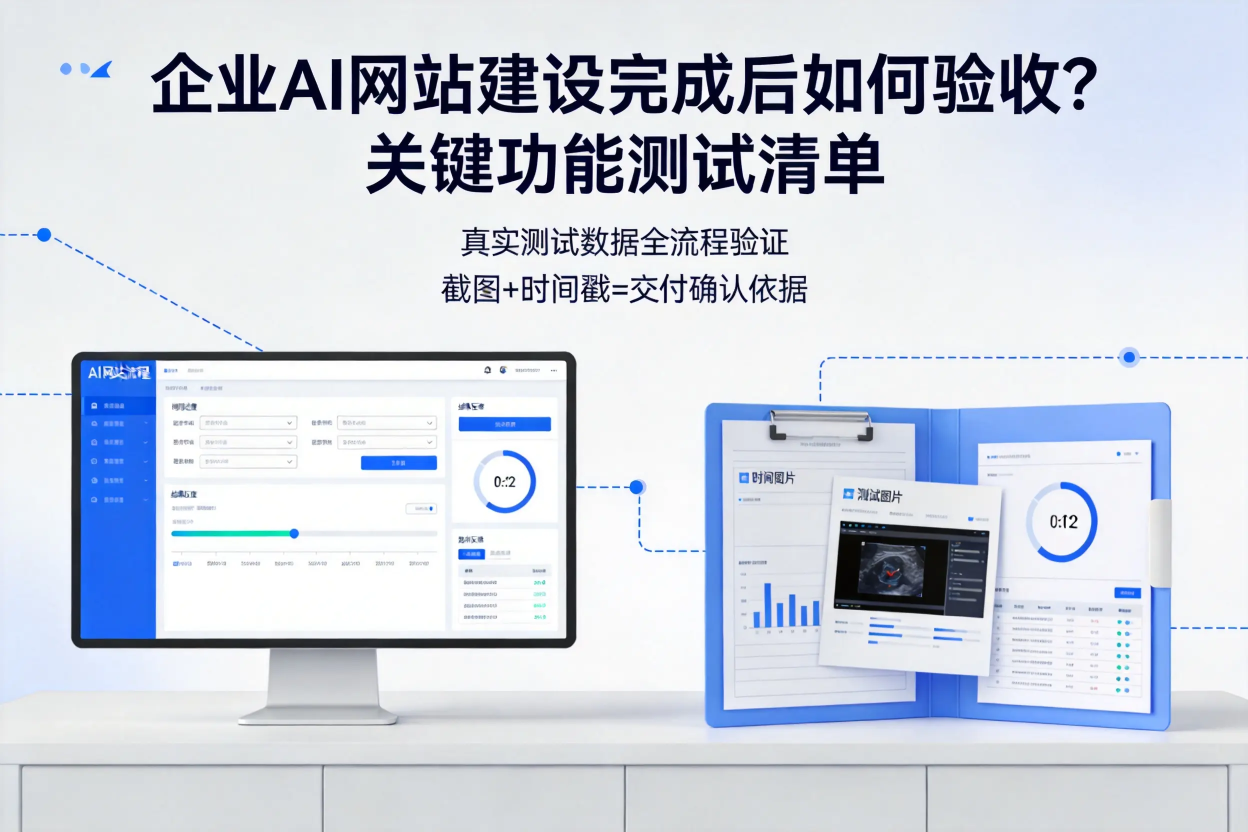 张掖企业AI网站建设完成后如何验收？关键功能测试清单